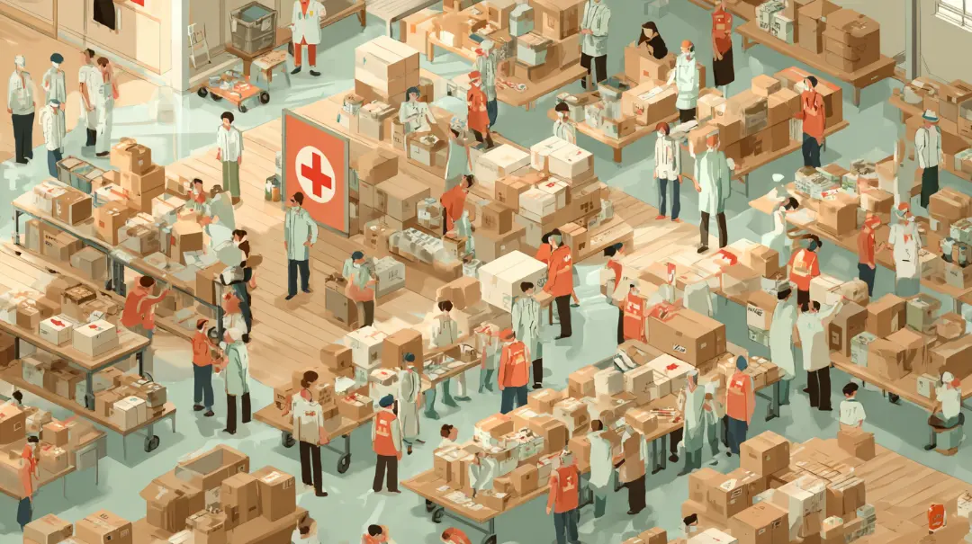 災害救助法に基づく避難所支援と被災者支援のイメージ